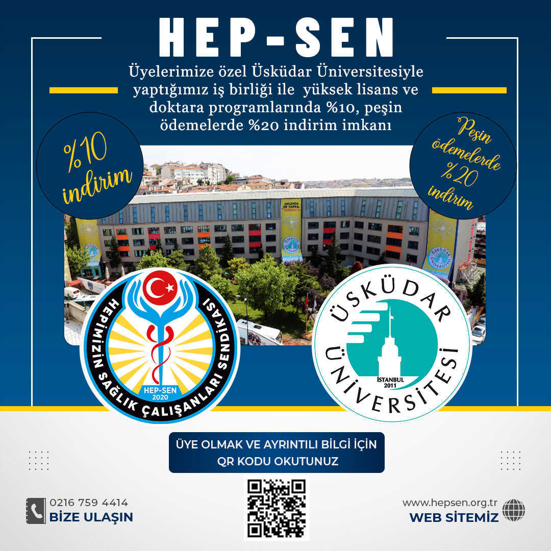 HEP-SEN ÜSKÜDAR ÜNİVERSİTESİ İNDİRİM ANLAŞMASI